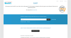Desktop Screenshot of easy.dans.knaw.nl